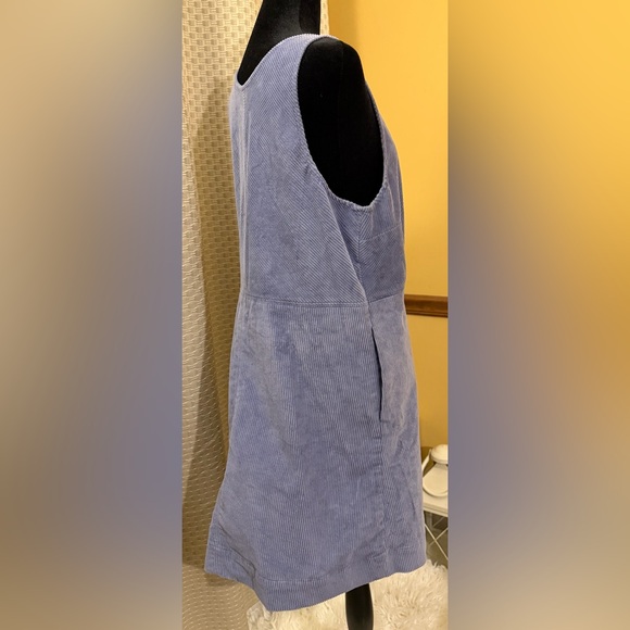 Free People Corduroy Rolling Thunder Pinafore Jumper Mini Dress - Picture 7 of 8
